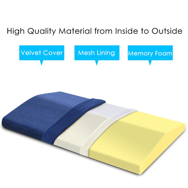 Memory Foam Pillow For Pregnant Women Back Support Cushion Body Pregnancy Waist Pillow Orthopedic bed Side sleeper Massage Sleep