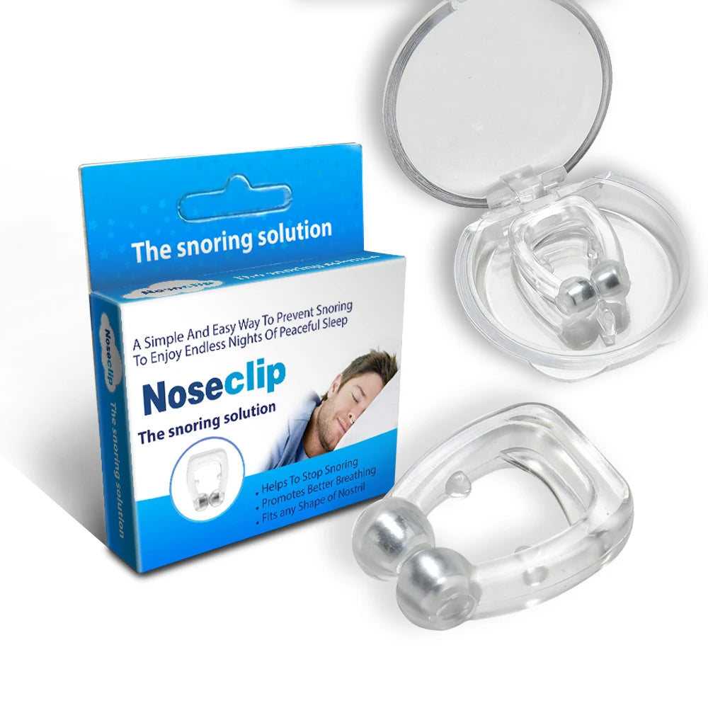 Anti Snore Nose Clip Magnetic Anti-snore Nasal Dilator Device Better Breathe Reduce Snoring Sleep Tight Antisnoring Solution Aid