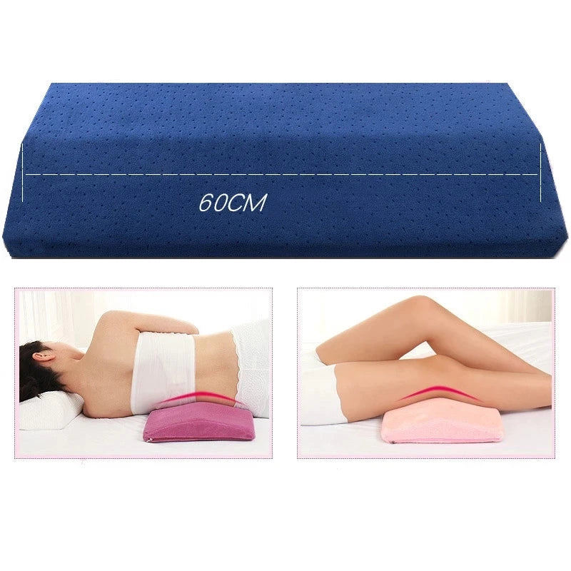 Memory Foam Pillow For Pregnant Women Back Support Cushion Body Pregnancy Waist Pillow Orthopedic bed Side sleeper Massage Sleep