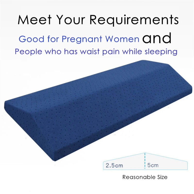 Memory Foam Pillow For Pregnant Women Back Support Cushion Body Pregnancy Waist Pillow Orthopedic bed Side sleeper Massage Sleep