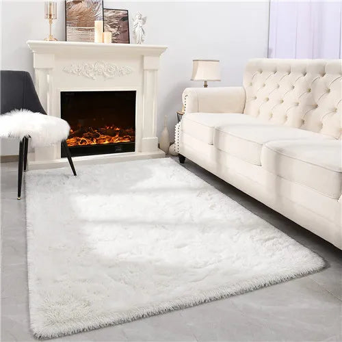 Pink Carpet for Living Room Plush Rug Bed Room Floor Fluffy Mats Anti-slip Home Decor Rugs Soft Velvet Carpets Kids Room Blanket