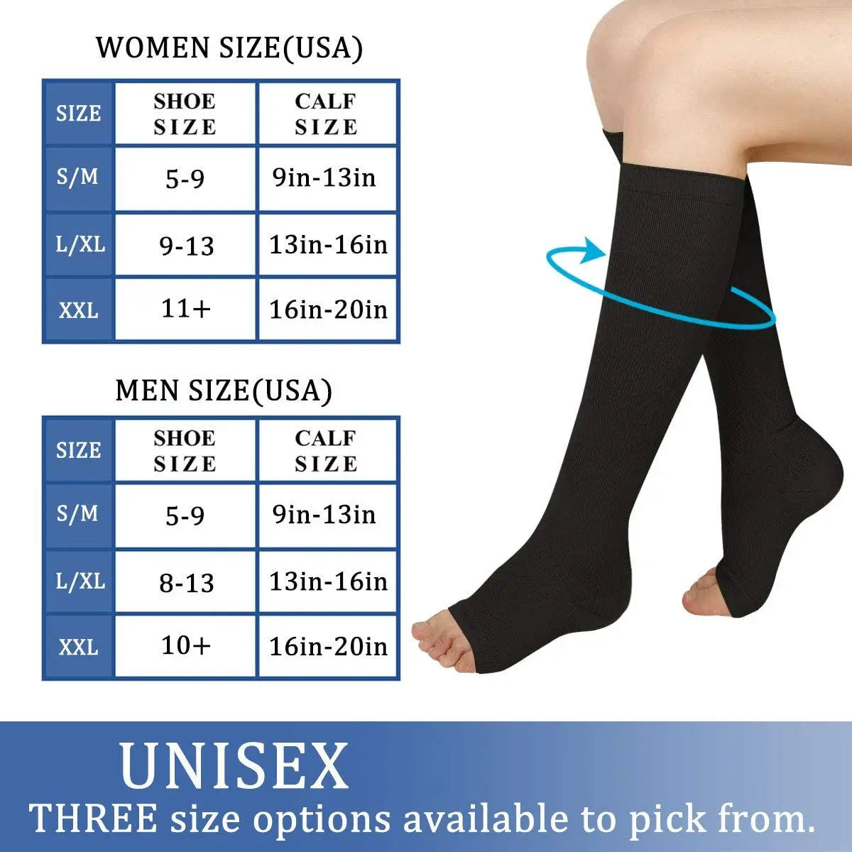 Brothock Graduated Medical Compression Socks Women Men Circulation 20-30mmhg Best Support Running Nursing Hiking Dropshipping