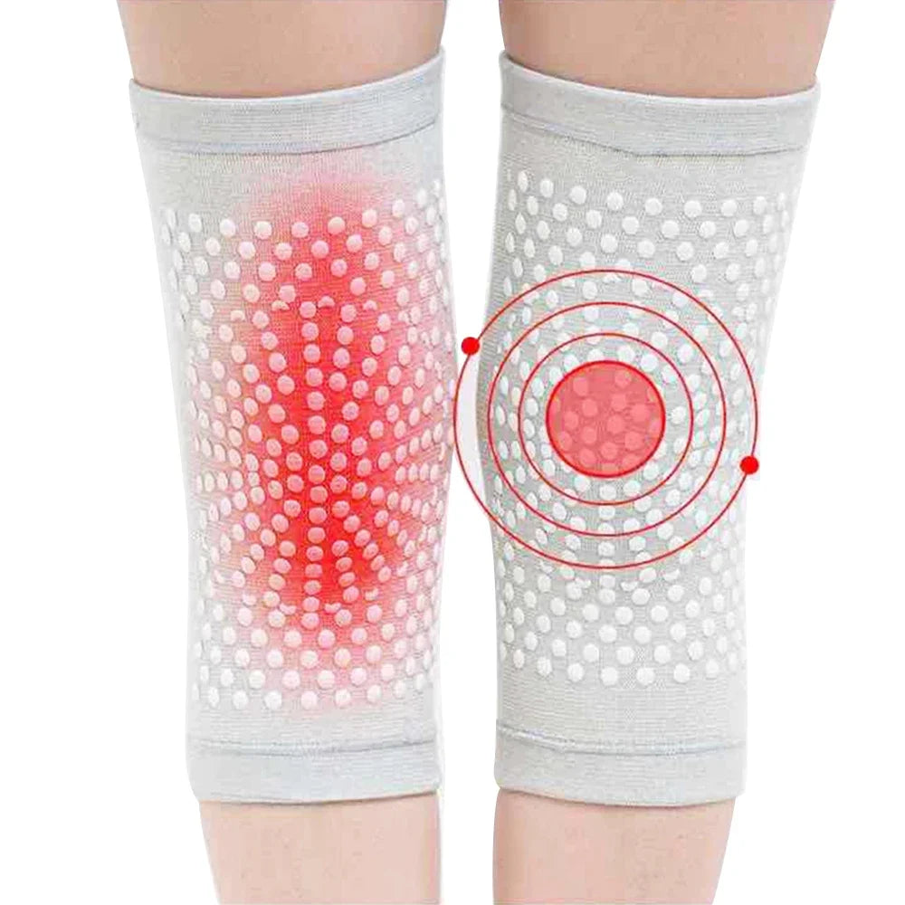 2Pcs Self Heating Support Knee Pad Knee Brace Warm for Arthritis Joint Pain Relief Injury Recovery Belt Knee Massager Leg Warmer