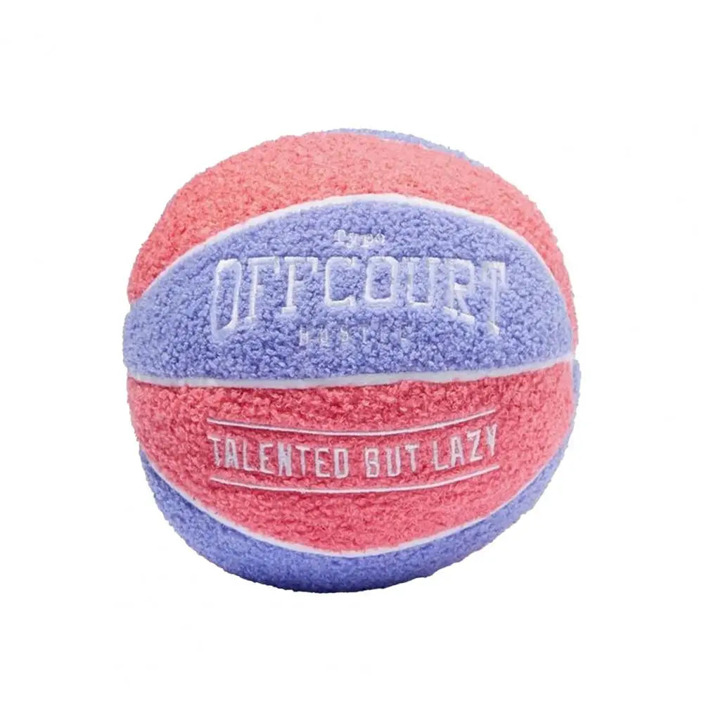 Basketball Plush Pillow Soft Durable Fluffy Basketball Plush Toy