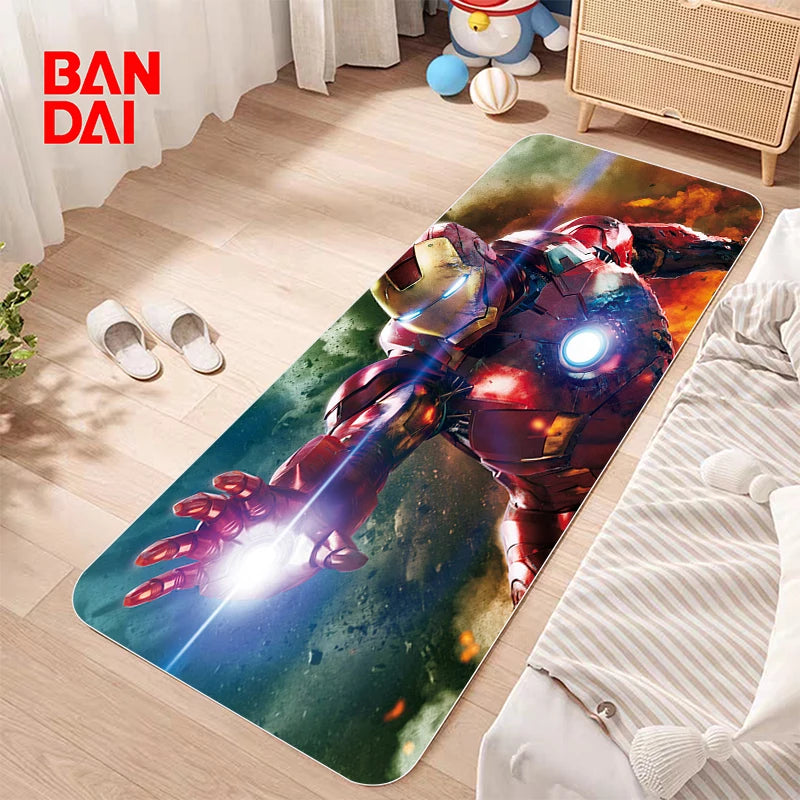 Bathroom Mat Non-slip Washable Kitchen Marvel Bath Bedside Room Carpet Kawaii Rug Corridor Welcome Home Decoration Bedroom Floor