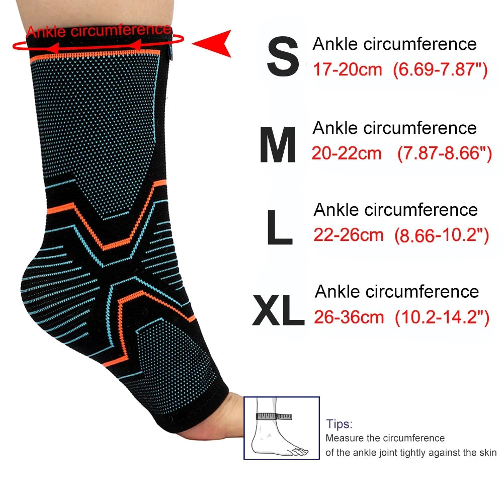 CX Compression Ankle Brace Sleeve Injury Recovery Joint Pain Tendon Support Plantar Fasciitis Foot Socks with Arch Support