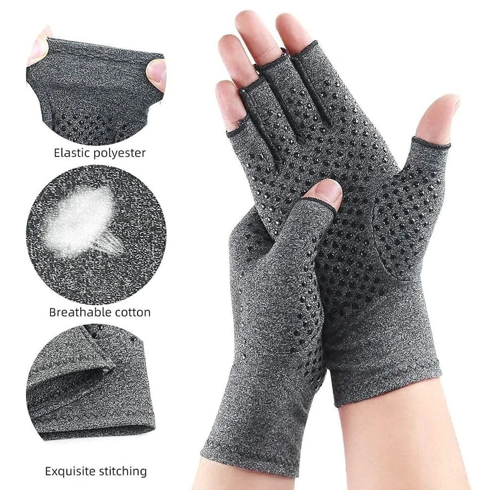 1Pair Arthritis Gloves - Unisex Rheumatic Pressure Ulcer Gloves for Arthritic Joint Pain Relief,RSI,Carpal Tunnel Wrist Support