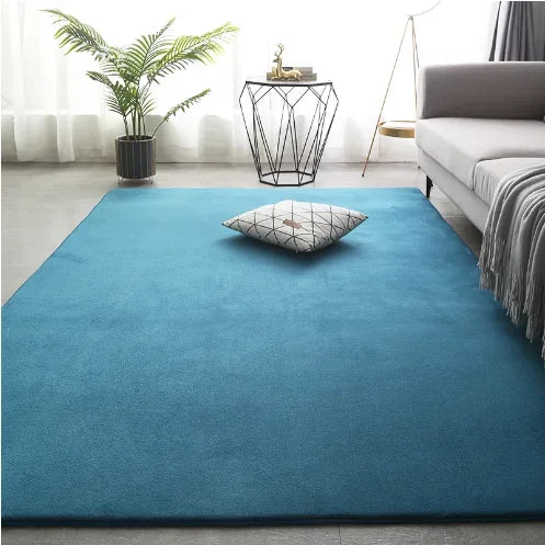 Large Soft Floor Rug Grey Rugs Coral Velet Living Room Super Soft Thickened Carpet Children Game Mat Rectangular Home Decoratio