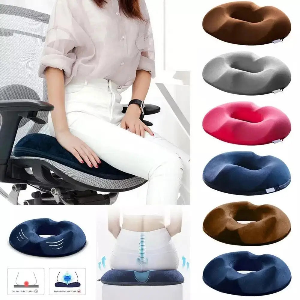 Donut Cushion Hemorrhoid Cushion Tailbone Coccyx Orthopedic Medical Prostate Chair For Memory Foam health Care Seat Pillow