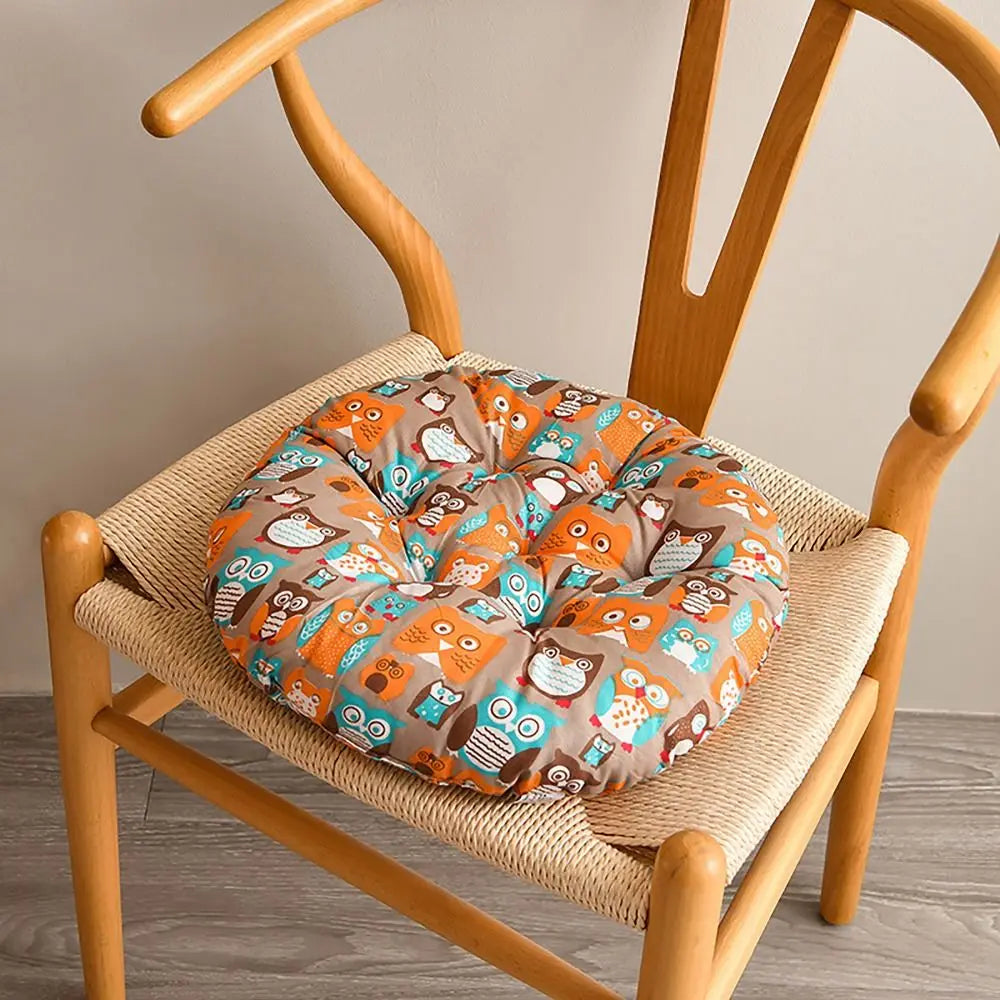 40*40cm Dining Chair Cushion Luxurious 10styles Thicken Round Cushion Non-slip Student Seat Cushion Student Office Canteen