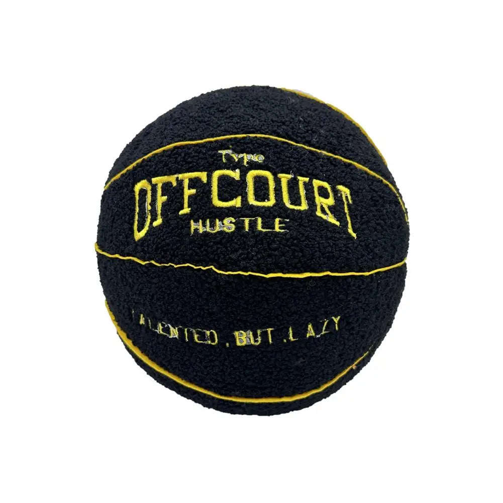 Basketball Plush Pillow Soft Durable Fluffy Basketball Plush Toy