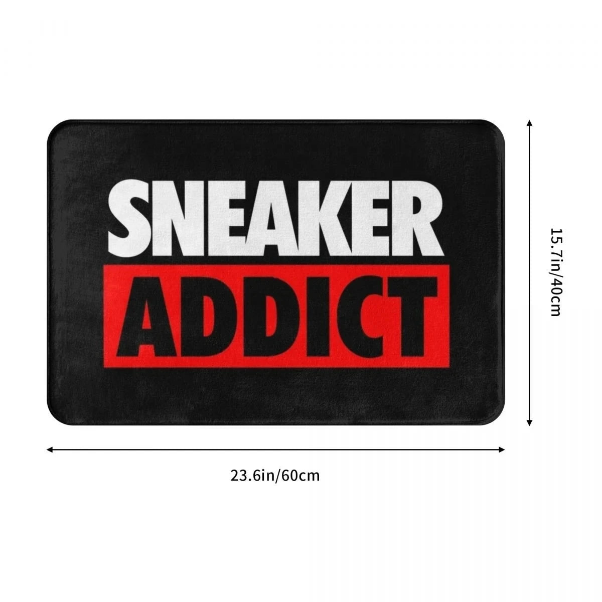 Sneaker Addict Entrance Doormats Bathroom Toilet Non-slip Floormats Washable Living Room Balcony Hallway Carpets Home Decor Rugs