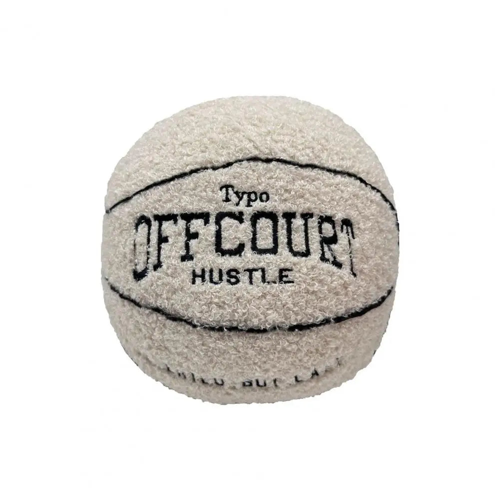 Basketball Plush Pillow Soft Durable Fluffy Basketball Plush Toy