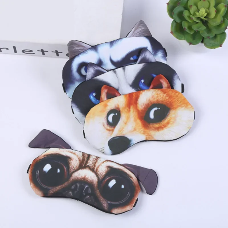 1pcs 3D Anime Sleeping Eye Mask Cute Kids Sleep Mask Cartoon Eye Cover Eye Blindfolds Travel Eye Band Shade Rest Eyepatch