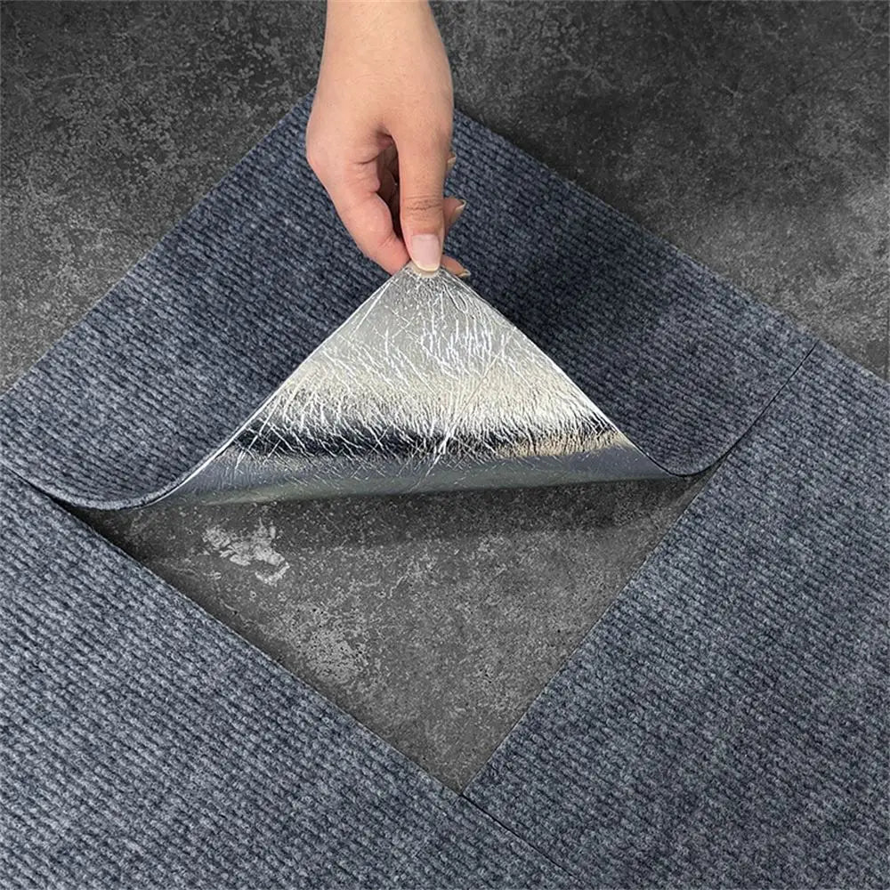 10/20pcs Self Adhesive Floor Carpet Mats Square 30x30cm Removable Stickers For DIY Home Furnishing Wall Tiles Hallway Indoor ﻿