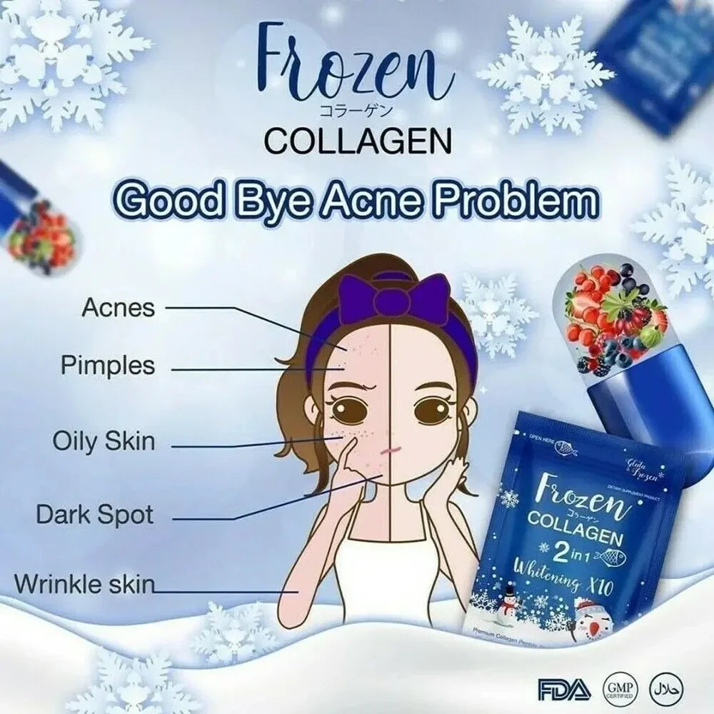 Frozen collagen anti continuity stickers,  anti acne, freckles, skin gloss, 300 pieces