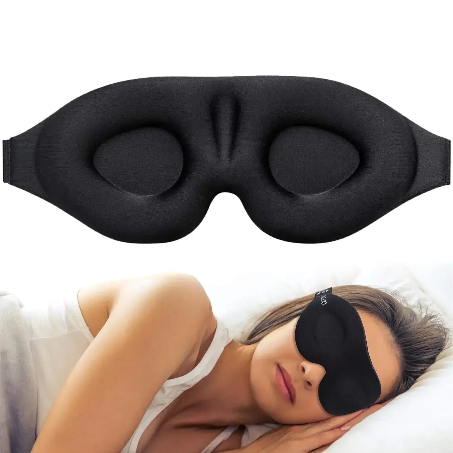 안대 Eye Mask for Sleeping 3D Contoured Cup Blindfold Concave Molded Night 쉐딩 Sleep Mask Block Out Light with Women Men