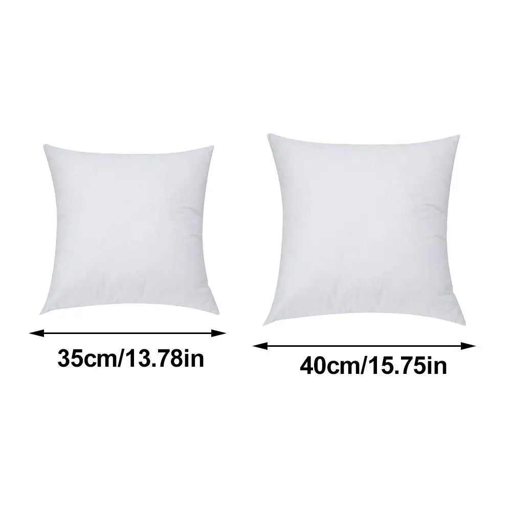 35*35cm/40*40cm Non-woven Pillow Core PP Cotton Home Sofa Cushion Core Pure White Pillow Core Breathability Moisture Absorption