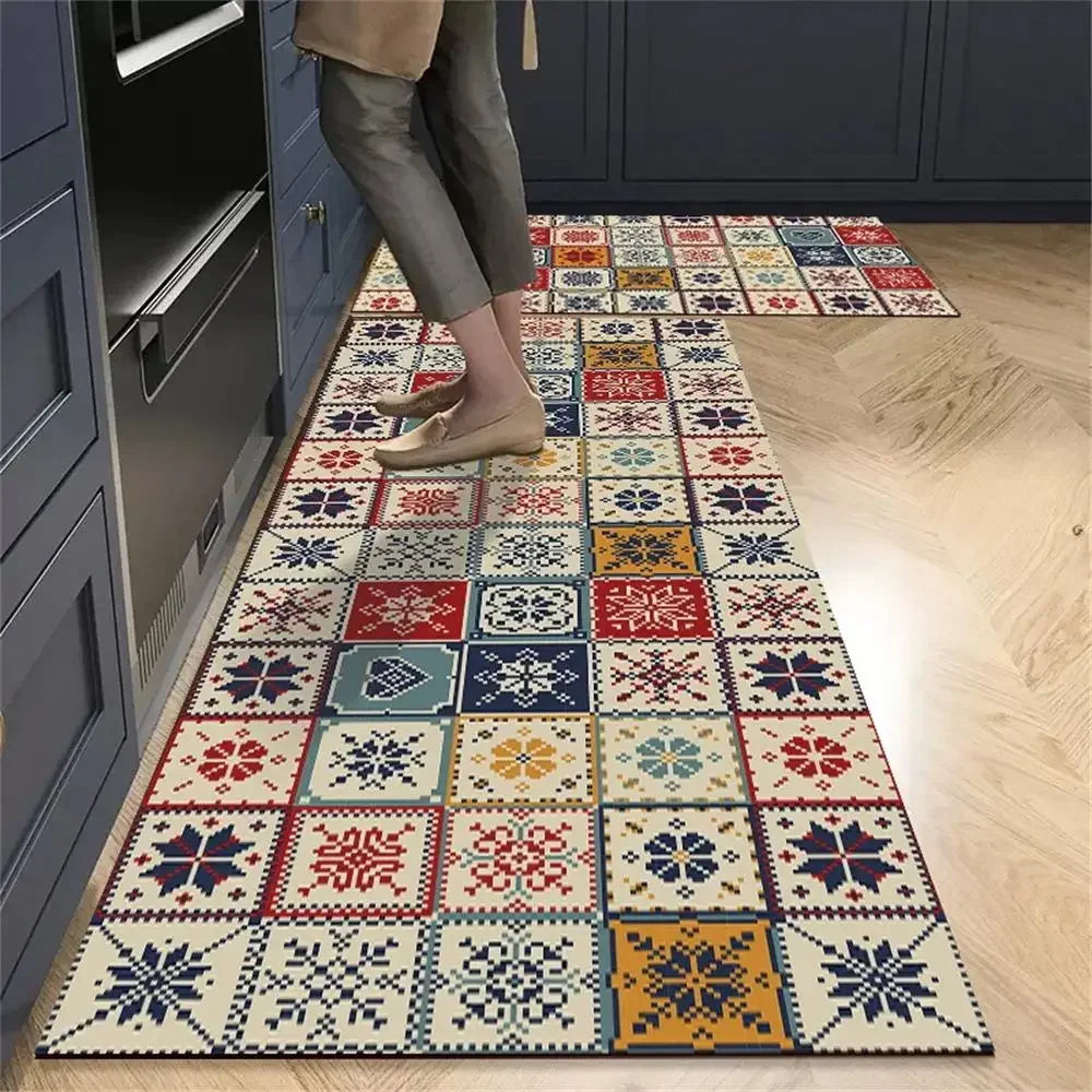 Non-slip Kitchen Carpets for Living Room Long Area Rug Kitchen Floor Mat Carpets Entrance Door Mat Home Decor Alfombra Tapis 러그