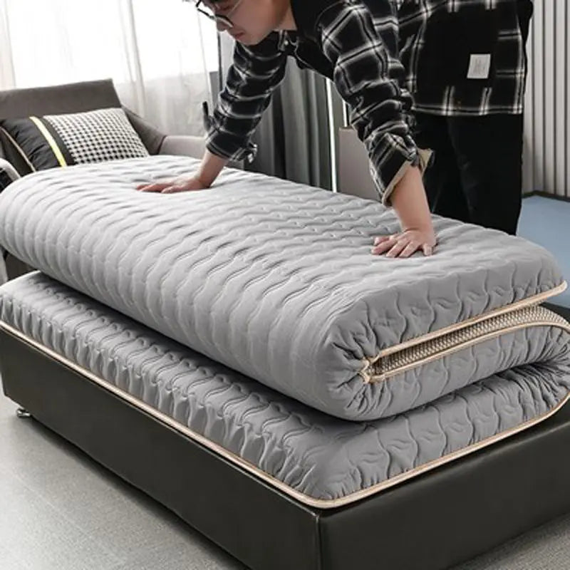 Bed Mattresses Toppers Comfortable Memory Foam Breathable Antibacterial Cushion Folding Mattress Quilt Sleeping Tatami Mats