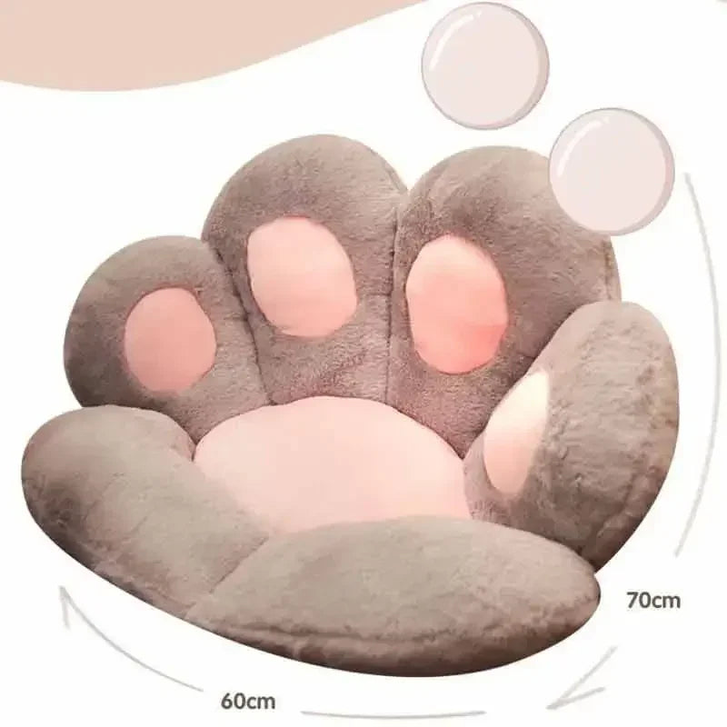 60cm*70cm Cut Cat Scratch Cushion Soft Stuffed Floor Cushion Kawaii Chair Sofa Butt Pad for Home Room Decoration Office Nap Doll