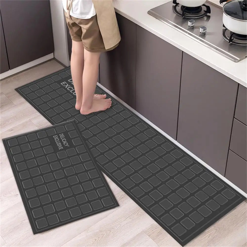 Kitchen Floor Mat Bedroom Living Room Long Bedside Area Rug Hallway Soft Washable Carpet Anti Slip Bathroom Entrance Doormat