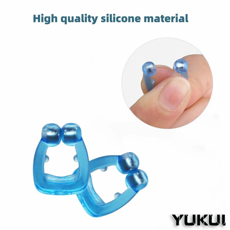 Silicone Nose Clip Magnetic Anti Snoring Device Stop Snore Improve Sleeping Nasal Dilator Aid Apnea Guard Night Device With Case