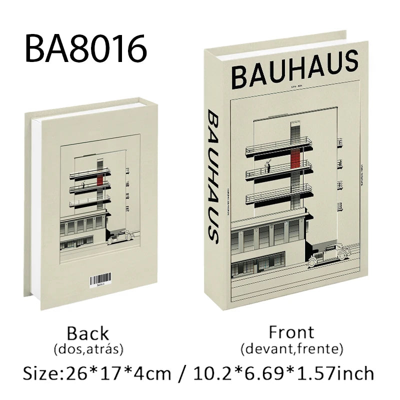 Bauhaus Decorative Books Open Luxury Fake Book Storage Box Home Decor Matisse Boho Monet Coffee Table Shelf Interior Decoration