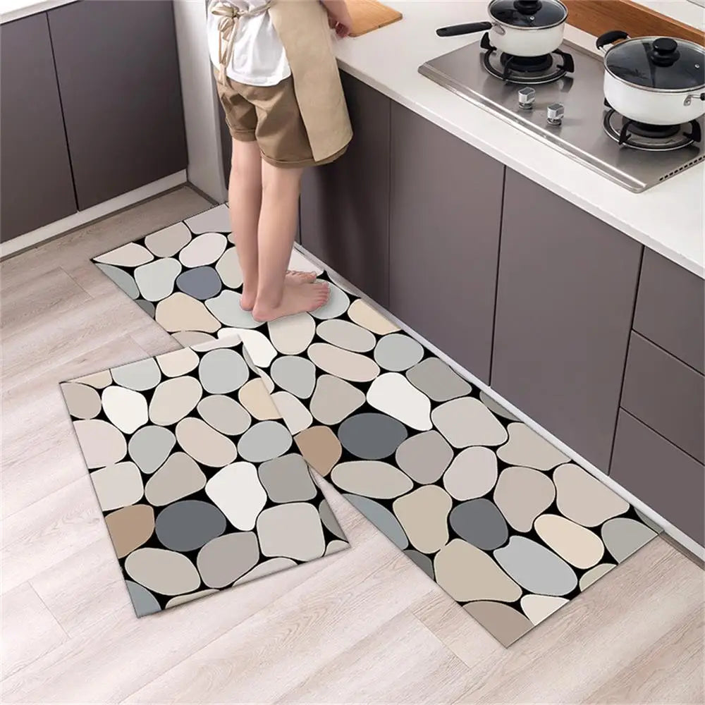 Kitchen Floor Mat Bedroom Living Room Long Bedside Area Rug Hallway Soft Washable Carpet Anti Slip Bathroom Entrance Doormat