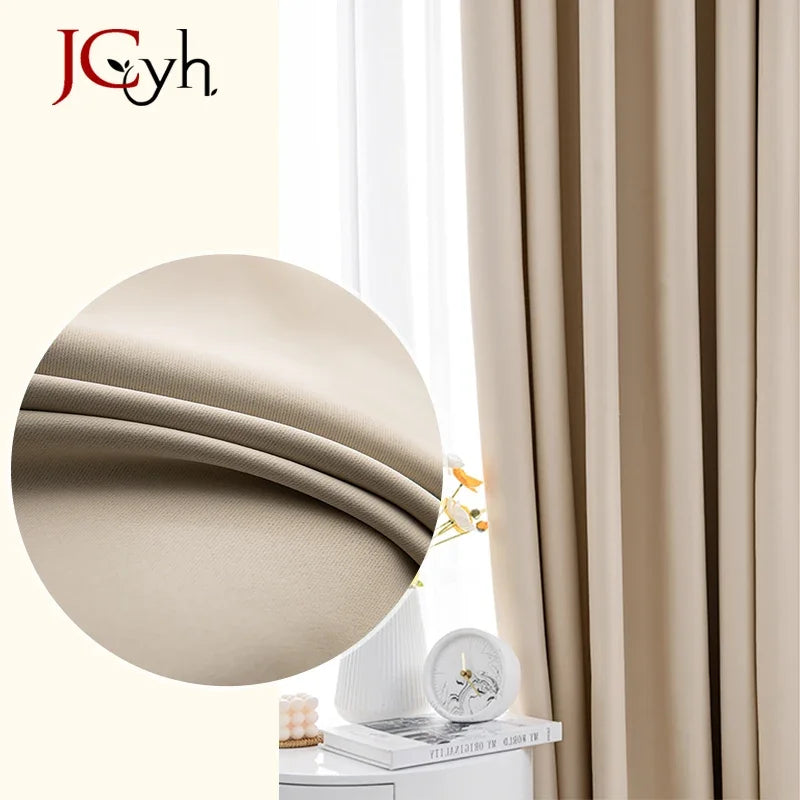 Modern Hall Blackout Curtains for Living Room Girl Bedroom Long Curtain for Windows Ready-made Cortinas Rideaux High-shading 90%