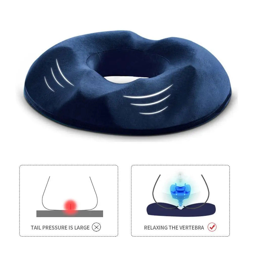 Donut Cushion Hemorrhoid Cushion Tailbone Coccyx Orthopedic Medical Prostate Chair For Memory Foam health Care Seat Pillow