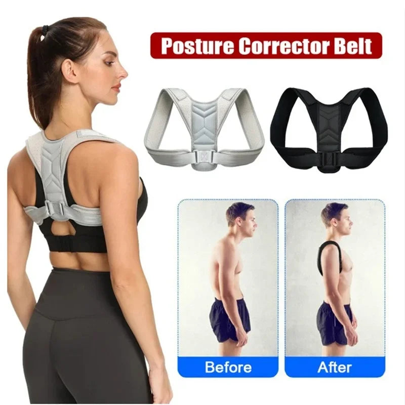 Adjustable Back Shoulder Posture Corrector  Belt Clavicle Spine Support Reshape Your Body Home Office Sport Upper Back NeckBrace