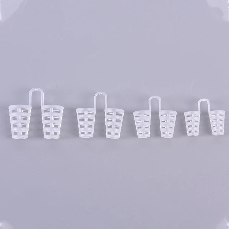 Anti Snoring Device Aid Sleeping High-Quality Soft Safe Silicone Boxed Comfortable Nasl Dilators Stop Nose Clips 4 Sizes