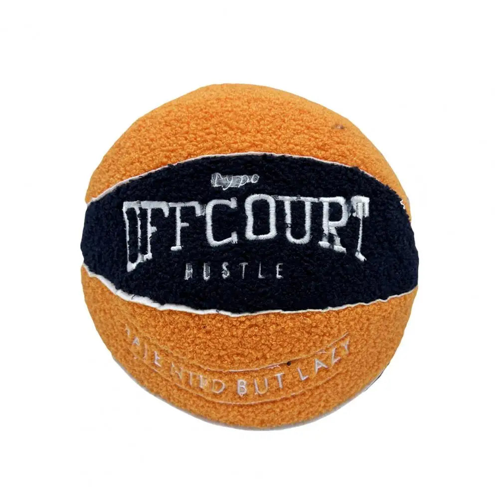 Basketball Plush Pillow Soft Durable Fluffy Basketball Plush Toy