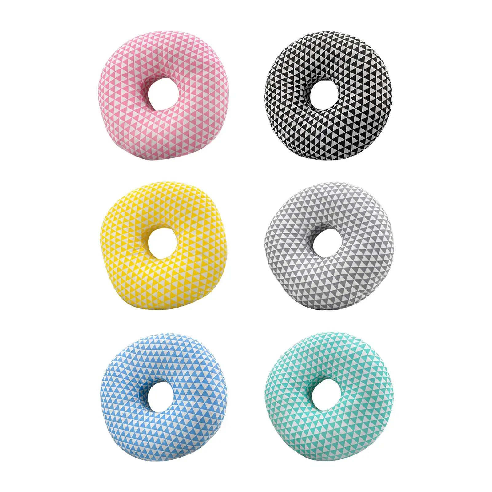 Ear Piercing Pillow Breathable with Hole Donut Pillow for wearing Headphones