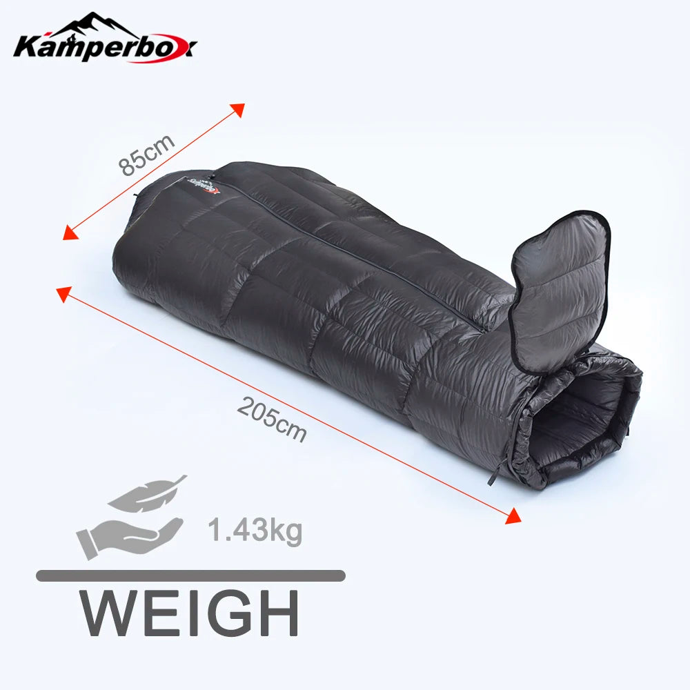 Kamperbox Winter Sleeping Bags Camping Down Sleeping Bags Winter Outdoor Ultralight Sleeping Bags Camping Equipments