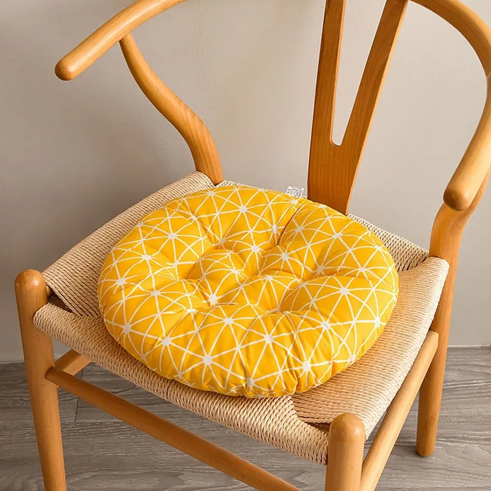 40*40cm Dining Chair Cushion Luxurious 10styles Thicken Round Cushion Non-slip Student Seat Cushion Student Office Canteen