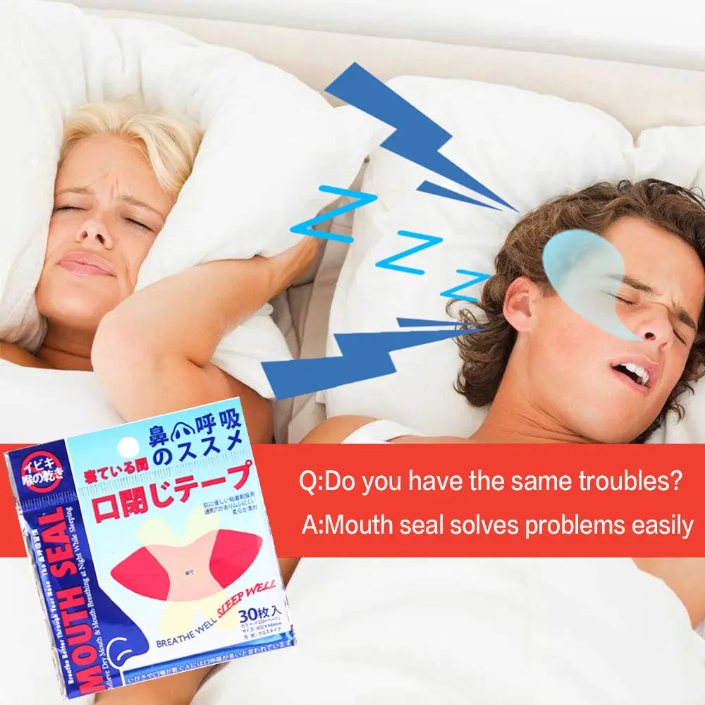 30/150Pcs Anti Snoring Mouth Tape Sleep Strip Better Nose Breathing Improved Nighttime Sleeping Less Mouth Breathing Health Care