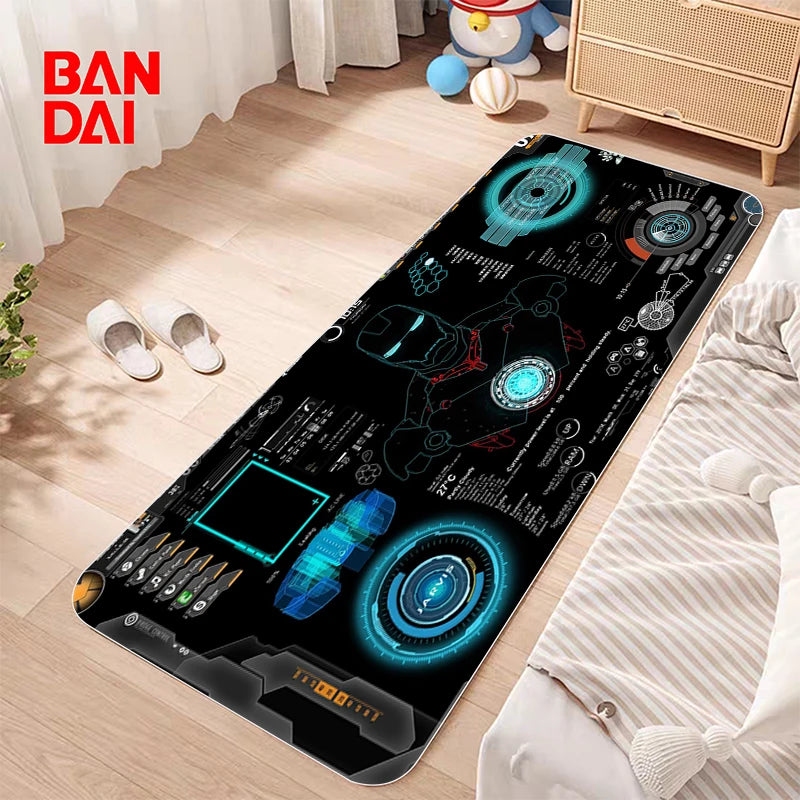 Bathroom Mat Non-slip Washable Kitchen Marvel Bath Bedside Room Carpet Kawaii Rug Corridor Welcome Home Decoration Bedroom Floor