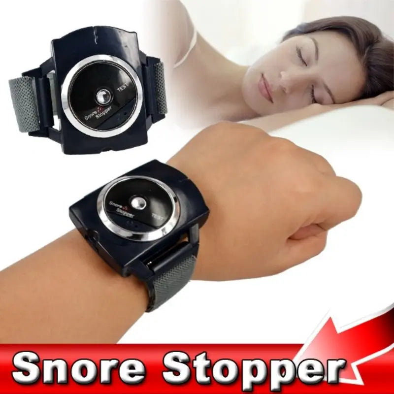 Snore Blocker Stopper Infrared Wrist LED Electronic Snore Stop Snore-ceasing Equipment Cessation Cure Solution Sleep Night Guard