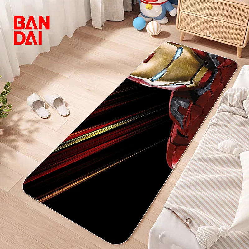 Bathroom Mat Non-slip Washable Kitchen Marvel Bath Bedside Room Carpet Kawaii Rug Corridor Welcome Home Decoration Bedroom Floor