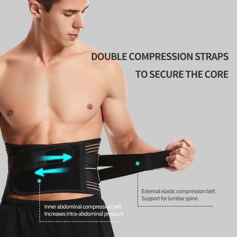 Lower Back Brace Lumbar Support Pain Relief Sciatica Belt Breathable Cinta Para Coluna Lombar Adjustable Waist for Men & Women