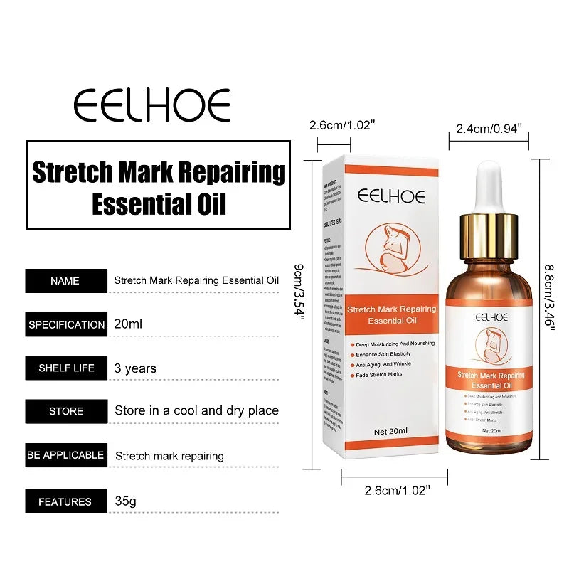 Stretch Marks Repair Essential Oil Skin Care Treatment Cream For Maternity Remover Anti-Wrinkle Slackline For Pregnant Oils 20ml