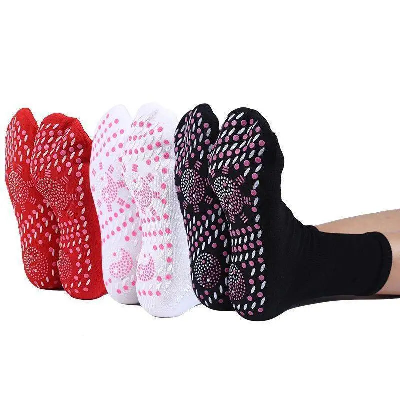 Magnetic Socks Unisex Self-Heating Health Care Socks Tourmaline Magnetic Therapy Comfortable and Breathable Foot Massager Warm