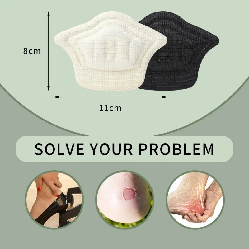 Insoles Patch Heel Pads for Women Men Sport Shoes Pain Relief Heel Protector Sticker Pad Shoes Size Adjustable Insert Pads