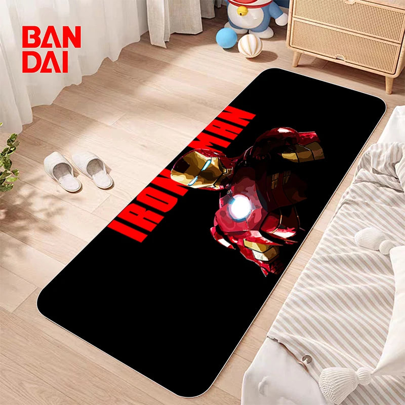 Bathroom Mat Non-slip Washable Kitchen Marvel Bath Bedside Room Carpet Kawaii Rug Corridor Welcome Home Decoration Bedroom Floor