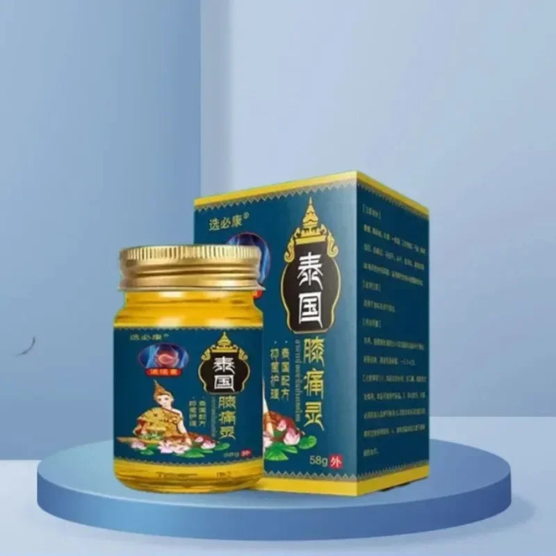 Thai Knee Pain Cream Knee Joint Injury Synovial Ointment Stimulate Blood Muscles and Joints Circulation To Relax Belleza Y Salud