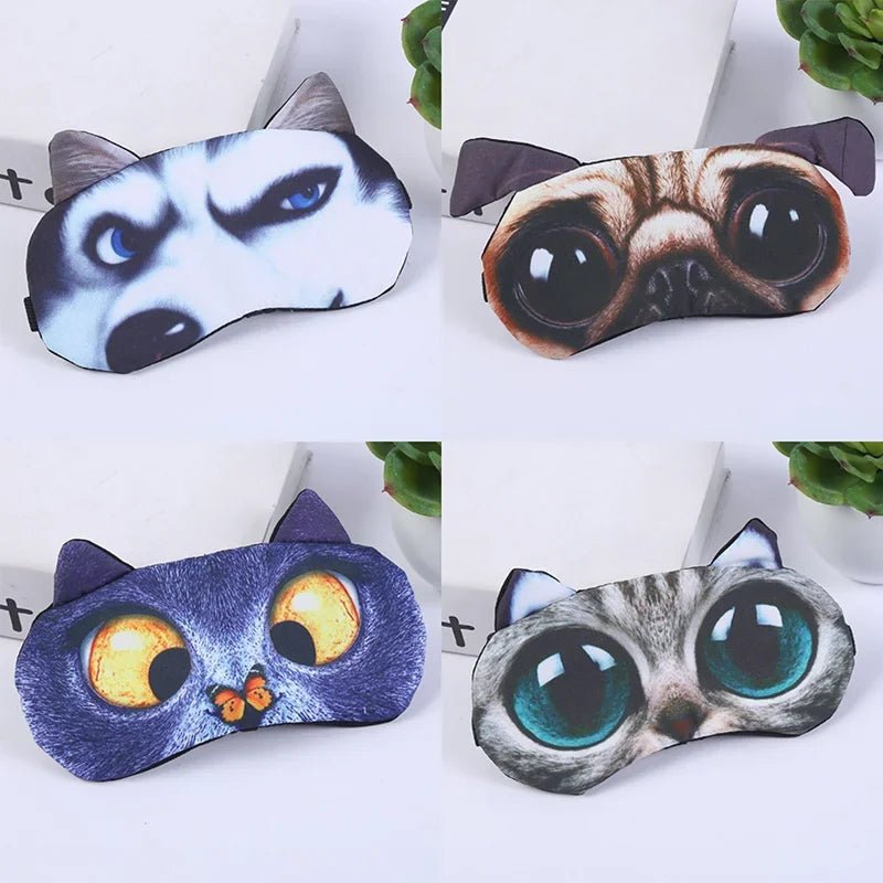 1pcs 3D Anime Sleeping Eye Mask Cute Kids Sleep Mask Cartoon Eye Cover Eye Blindfolds Travel Eye Band Shade Rest Eyepatch