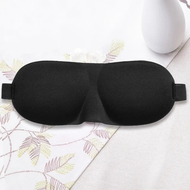 3D Sleeping Eye Mask Travel Rest Aid Eye Cover Patch Paded Soft Sleeping Mask Blindfold Eye Relax Massager