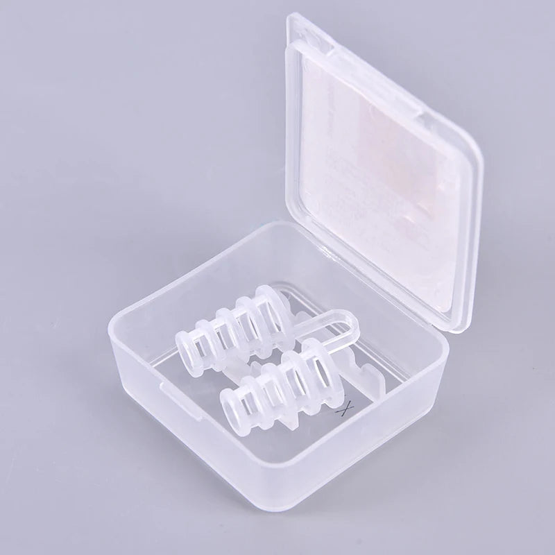 Anti Snoring Device Aid Sleeping High-Quality Soft Safe Silicone Boxed Comfortable Nasl Dilators Stop Nose Clips 4 Sizes